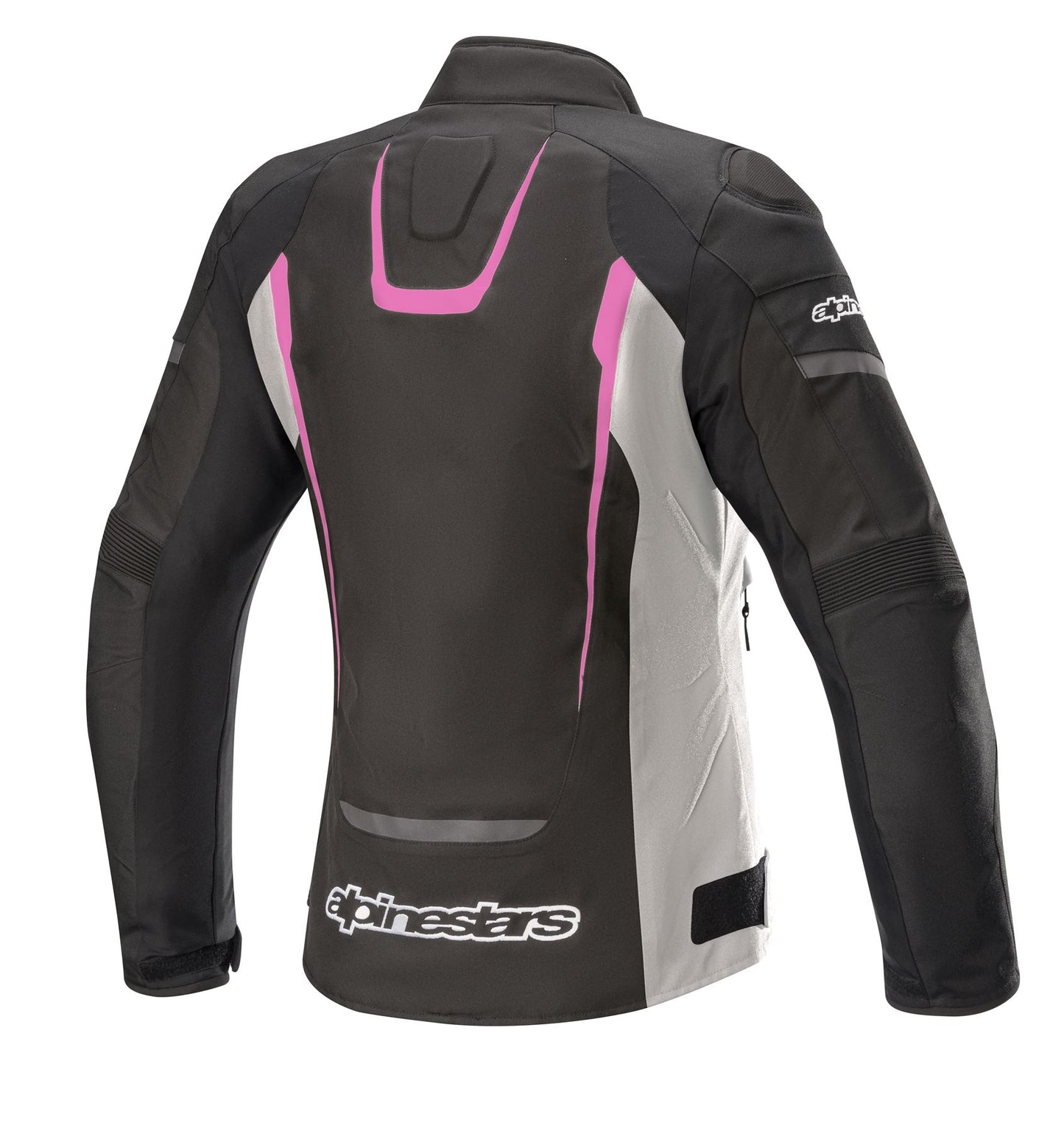 Alpinestars Women's Stella T-Jaws V3 Waterproof Riding Jacket Black White Pink