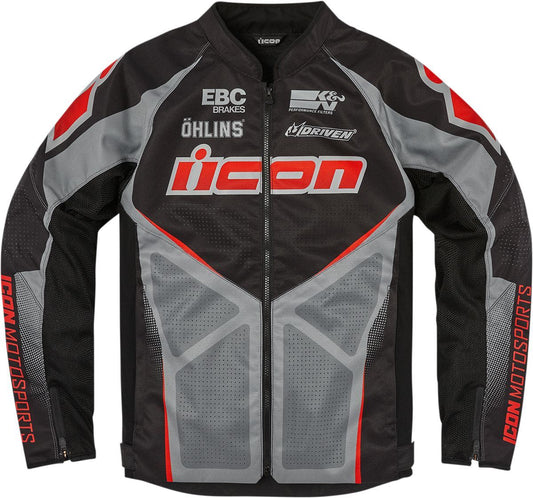 Icon Hooligan Ultrabolt Motorcycle Jacket Black