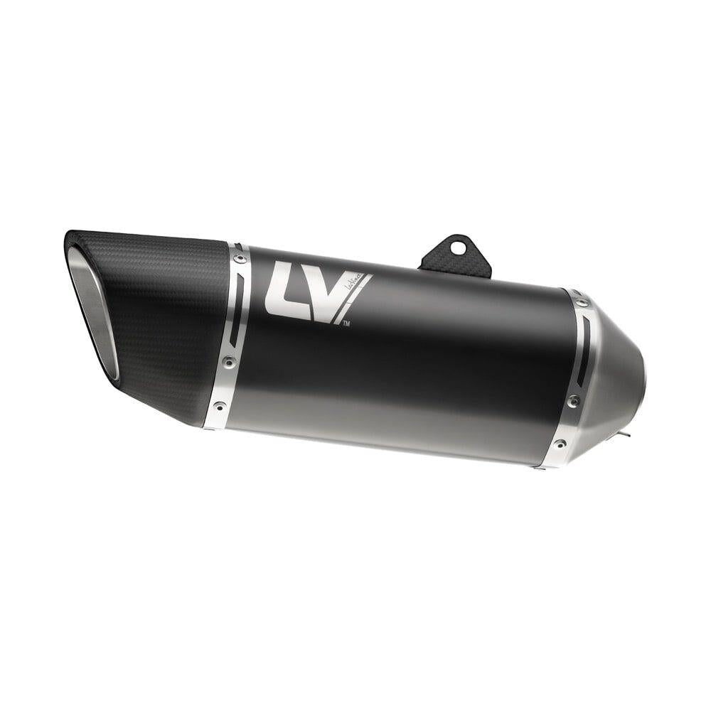 LEOVINCE LV-14R Black Edition Slip-On Muffler for KAWASAKI ZX6R 19-26 15625B