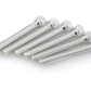 PUIG M8 55mm Allen Screws x 6 Silver Universal 0540P