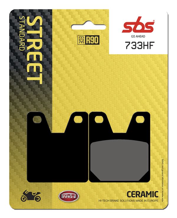Sbs HF Street Ceramic Organic Brake Pads For Yamaha YZF-R7 1998-2022 733HF