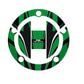 Puig Radikal Fuel Cap Protector Green 3846N