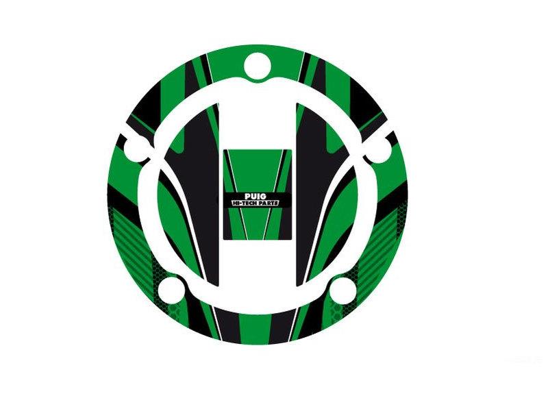 Puig Radikal Fuel Cap Protector Green 3846N