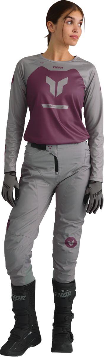 THOR Women's Ridemode Static Gloves Gray