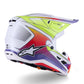 ALPINESTARS SM7 Fuse Helmet WHT/YL/PU 2025 Model