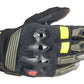 Alpinestars Halo Leather Gloves Black Yellow