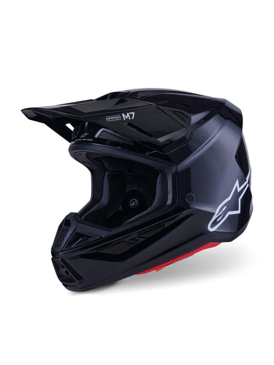 ALPINESTARS SM7 Helmet BLACK-GLO 2025 Model