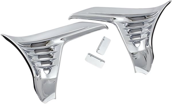Kuryakyn Battery Box Cover For Honda GL 1800 2001-2010 Chrome Pair KUR3913