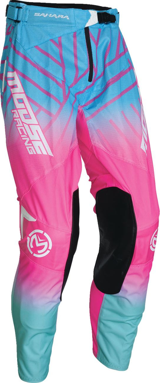 Moose Racing Soft-Goods Pants Sahara Pink/Blue/White 24 Model