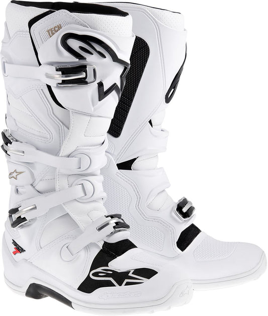 Alpinestars Tech 7 Boots White Black