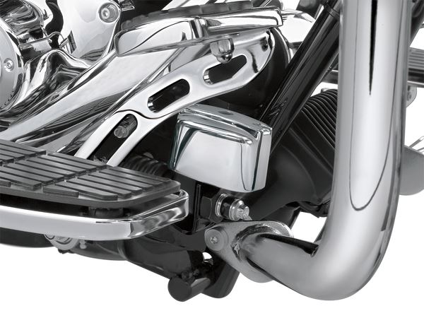 Kuryakyn Rear Master Cylinder Cover For Harley FLS 1690 1999-2017 Chrome KUR9128