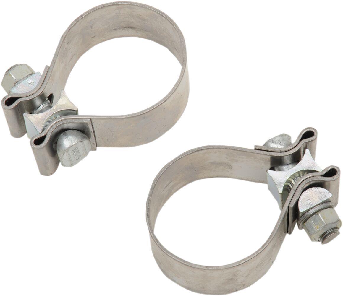 Khrome Werks Stainless Steel Muffler Clamps For Harley FLHX 1690 95-16 203032