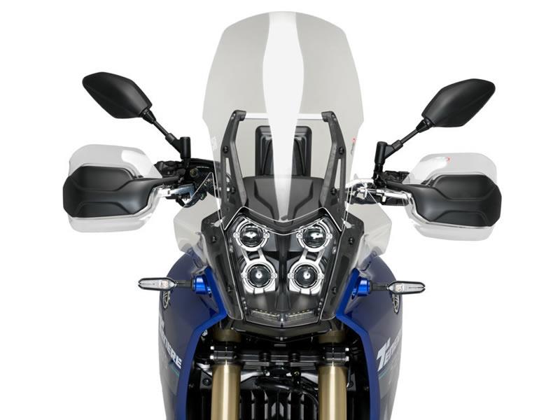PUIG Front Deflectors Light Smoke for Yamaha Tenere/Explore/Extreme/Rally 700 19-25 21263H