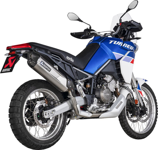 Akrapovic Slip-On Line Muffler TI/CF For Aprilia Tuareg 660 22-24 S-A6SO1-HGJT