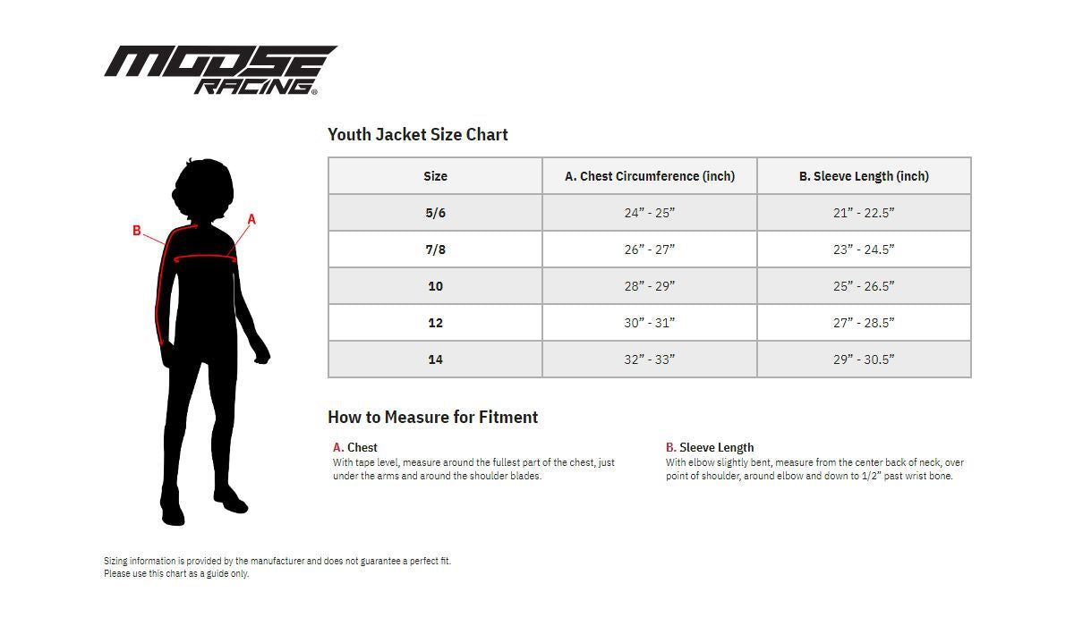 MOOSE RACING Youth XC1 Rain Jacket RAIN 2024 Model