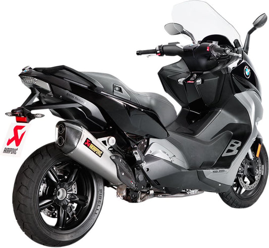 Akrapovic Slip-On Line Scooter Muffler TI/CF For BMW C 650 16-20 S-B6SO7-HZAAT