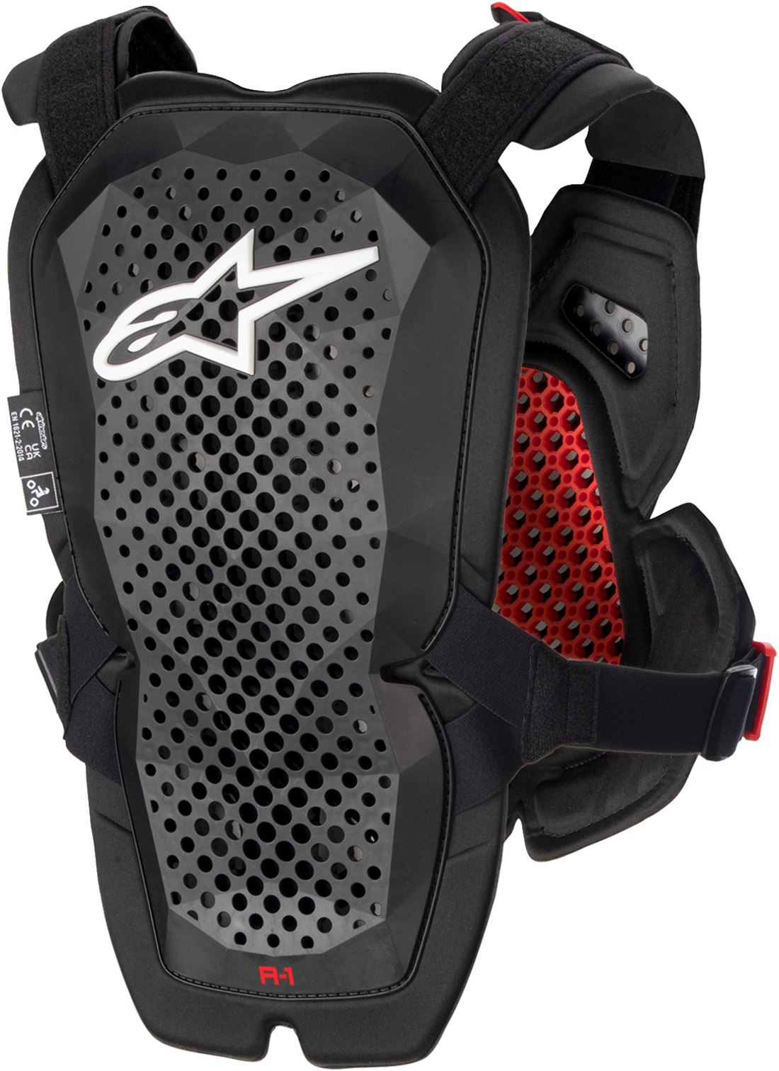 Alpinestars A-1 Pro Chest Guard Roost Black Red