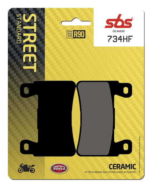 Sbs HF Street Ceramic Organic Brake Pads For Honda CB 1100 EX 1998-2020 734HF