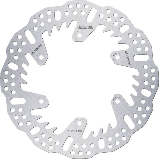 Galfer Brake Rotor Shark Fixed For Yamaha YZ 250 2020-2027 Silver DF531HW4