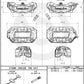 BREMBO M4.32 BRAKE CALIPERS PRIME LINE 100MM FR/R ALU 920B69049