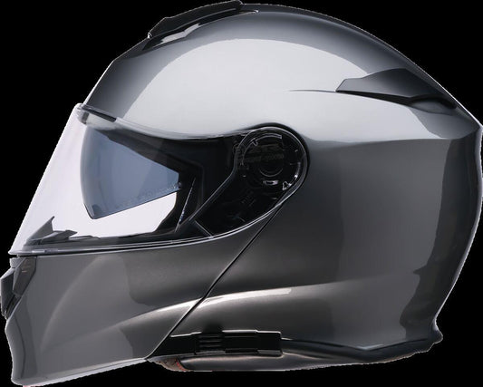 Z1R Solaris 2.0 Dark Silver Motorcycle Helmet