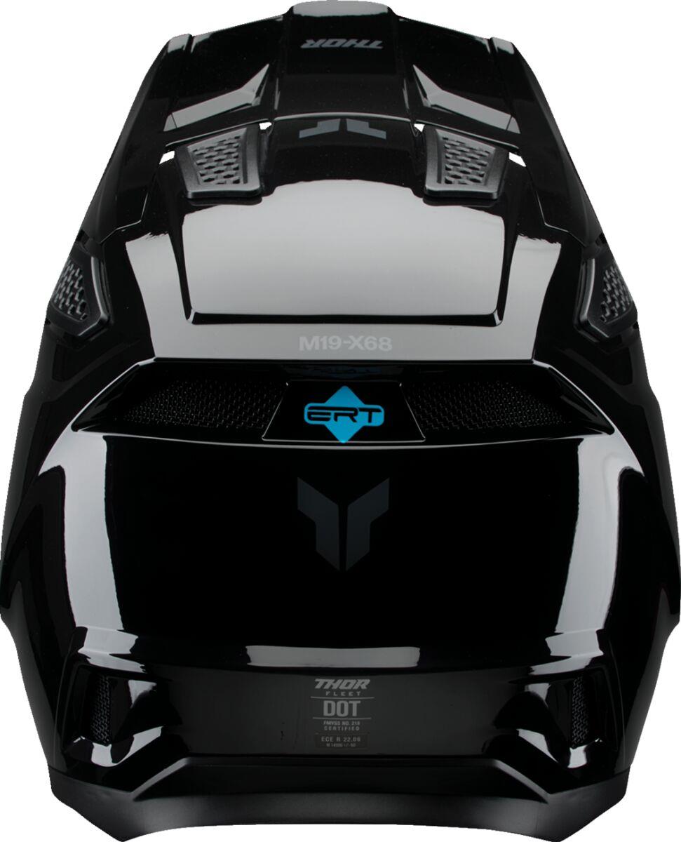 THOR Fleet Blackout Gloss MX Helmet