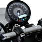 Daytona Black Aluminum Blue/White ODO 0-99.999 km/miles E-marked Speedometer 87791