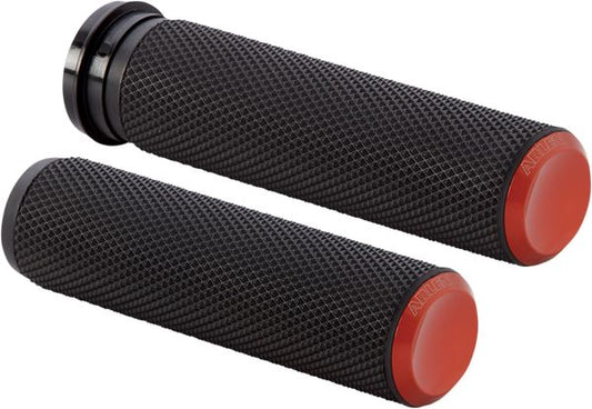 Arlen Ness Knurled Grips Black For Harley Davidson XL 883 N 76-22 07-304