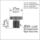 Daytona Mirror Plug Bolt M10x1.25 Gray CNC Right Hole Plug Aluminum 80940
