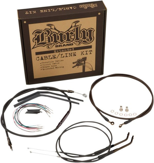 Burly Brand Jail Bar Cable Kit For Harley Davidson XL 1200 C 2007-2013 B30-1139