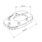 Puig Kickstand Extension Pad Black 21598N