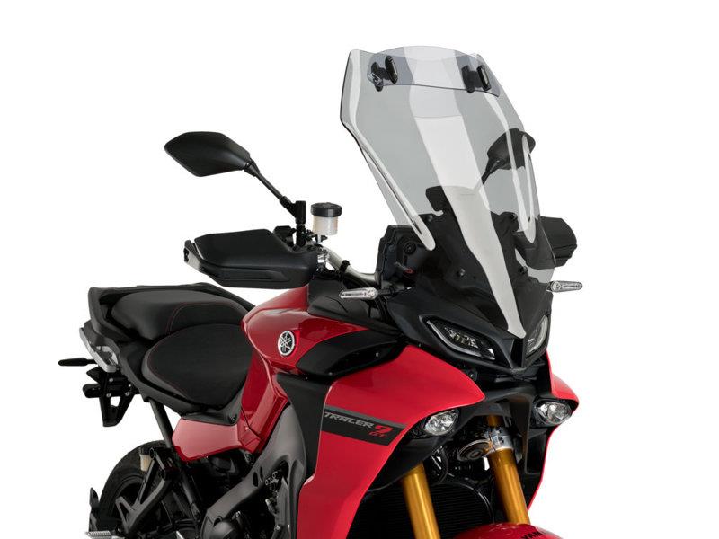 PUIG Touring Screen w/ Extender Light Smoke for Yamaha Tracer 9/GT/GT Plus/900/900GT 18-24 3755H