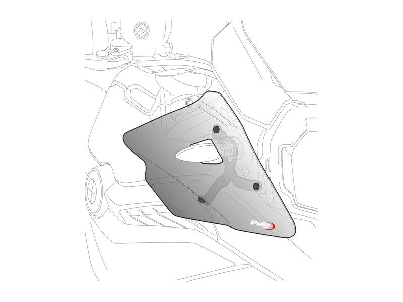 PUIG Upper Deflectors Light Smoke for BMW R1300 GS 23-25 21896H
