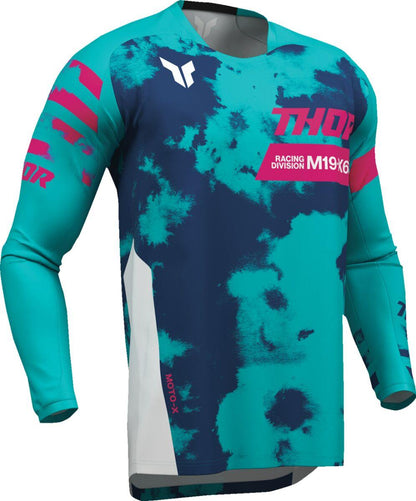 THOR Youth Launchmode Bleach Jersey Blue