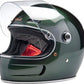 BILTWELL Gringo SV Gloss Green Motorcycle Helmet