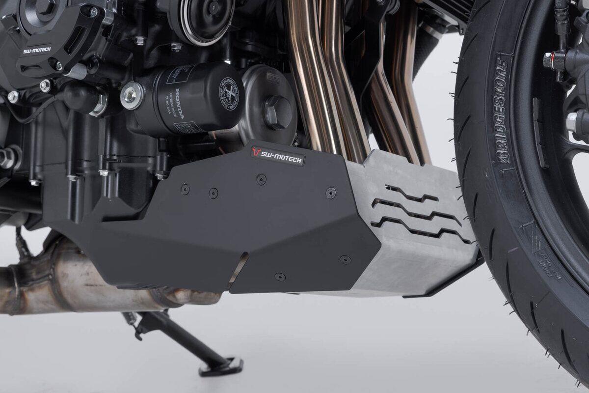SW-MOTECH Front Spoiler For Honda CB 1000 ABS 2025 Black/Silver MSS.01.211.10000