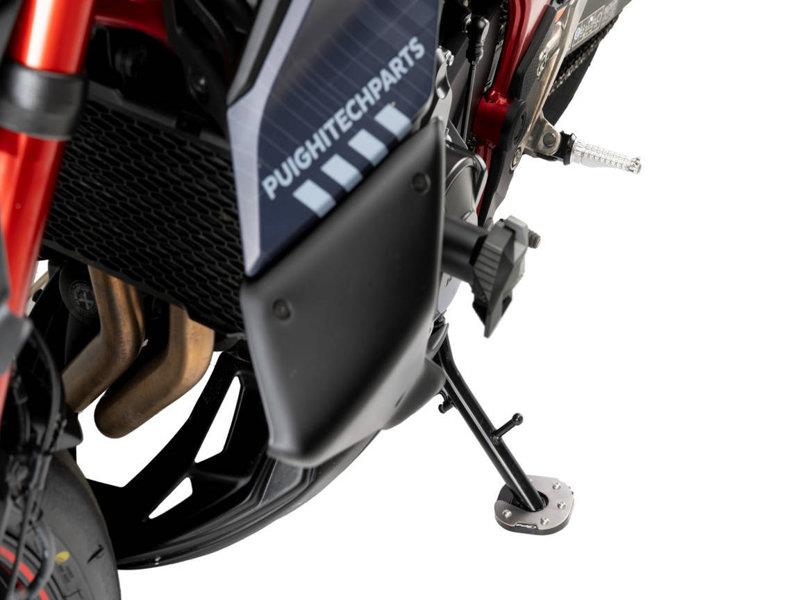 PUIG Kickstand Extension Pad Black for Honda CB750 Hornet 23-25 21525N