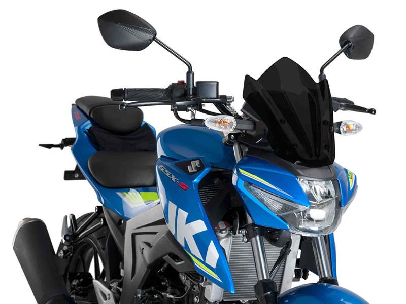 PUIG New Generation Sport Screen Dark Smoke for Suzuki GSX S 125 17-21 9873F