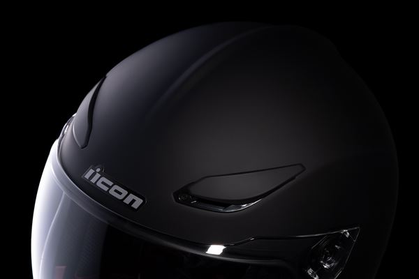 ICON Domain™ Rubatone Motorcycle Helmet Black - 2023 Model