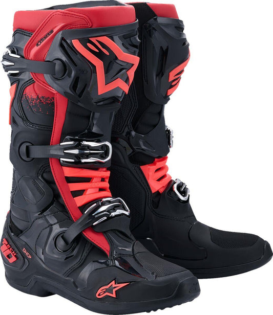 ALPINESTARS Tech 10 Boots BLK/RD 2025 Model