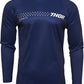 THOR Youth Sector Minimal MX Motorcross Jersey Navy 2023 Model