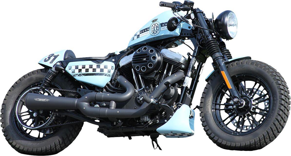 Cult Werk Spoiler Bobber For Harley Davidson XL 1200 X 1986-2022 Black HD-SPO033