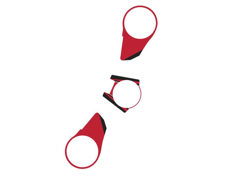 PUIG Radikal Yoke Protector Red for Aprilia RSV4 R 13-14 9172R