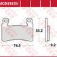 Trw SV Series Sindered Brake Pads For Harley FXLRS 1923 1999-2026 MCB819SV