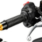 PUIG Thruster Bar End Caps Black for Yamaha TMax 560/Tech Max 22-25 21294N