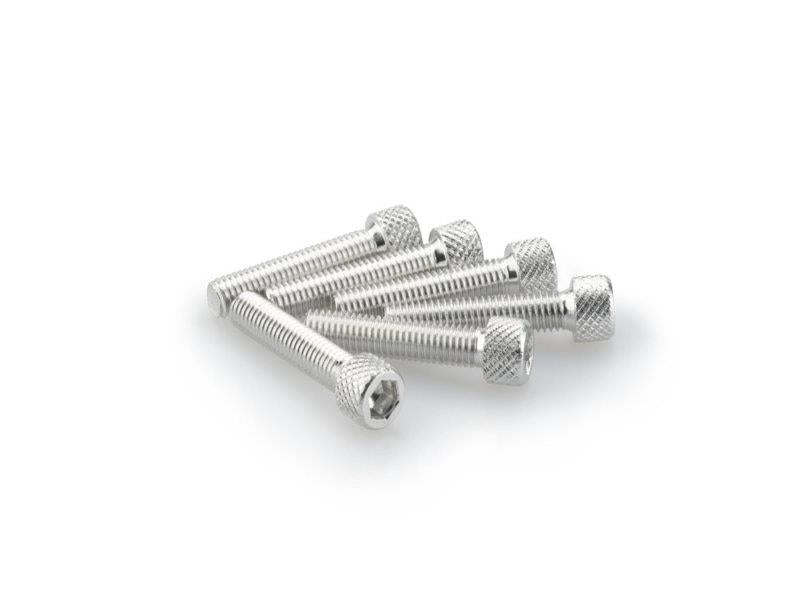 PUIG M5 30mm Allen Screws x 6 Silver Universal 0258P
