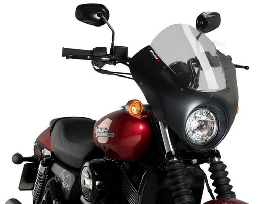 PUIG Dark Night Screen Light Smoke for Harley Davidson Street 750 XG750 15-21 21099H