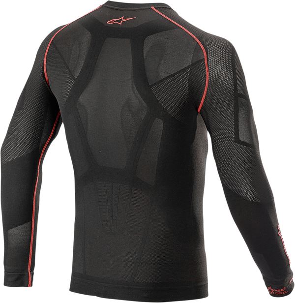 Alpinestars Ride Tech V2 Summer Long Sleeve Underwear Top Black Red