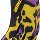 THOR Sportmode Cheetah Gloves Yellow/Purple/Black