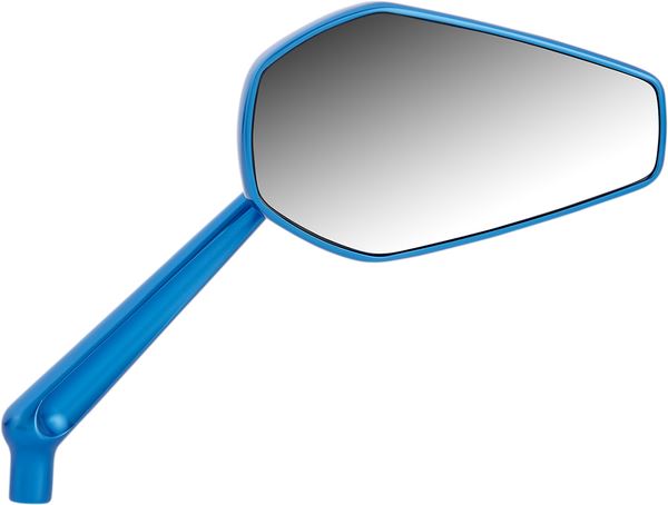 Arlen Ness Mini Stocker Forged MIrror Blue Aluminum Screw-In Right 13-153